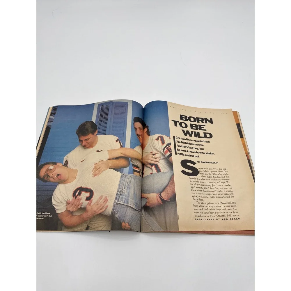 Rolling Stone Magazine bears ad pierce