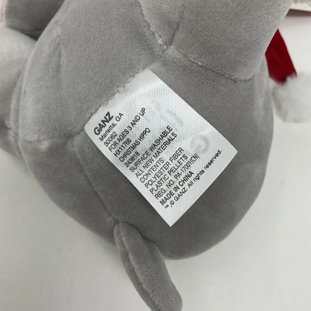 GANZ plush hippo