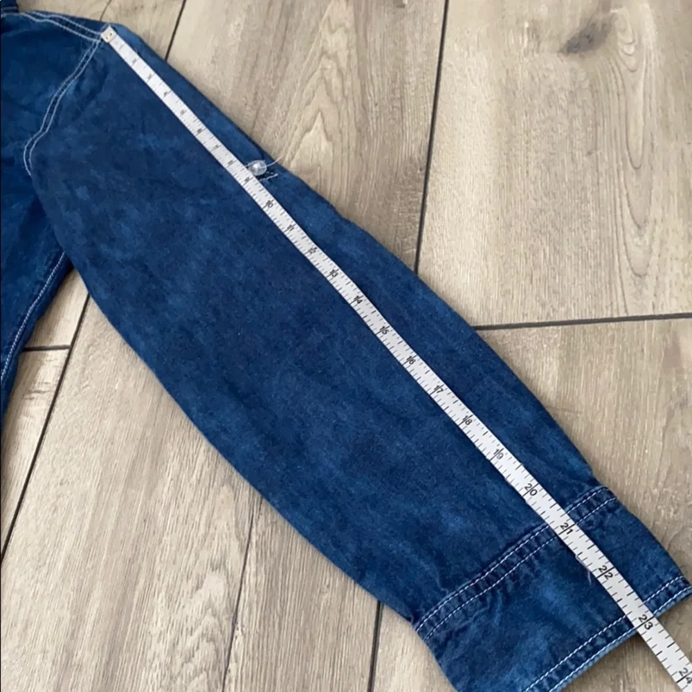 Justice Girl Denim Blouse / Shirt Size 16