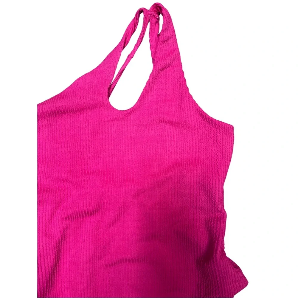 Old Navy One Shoulder Textured Bathing Suit sz XLG