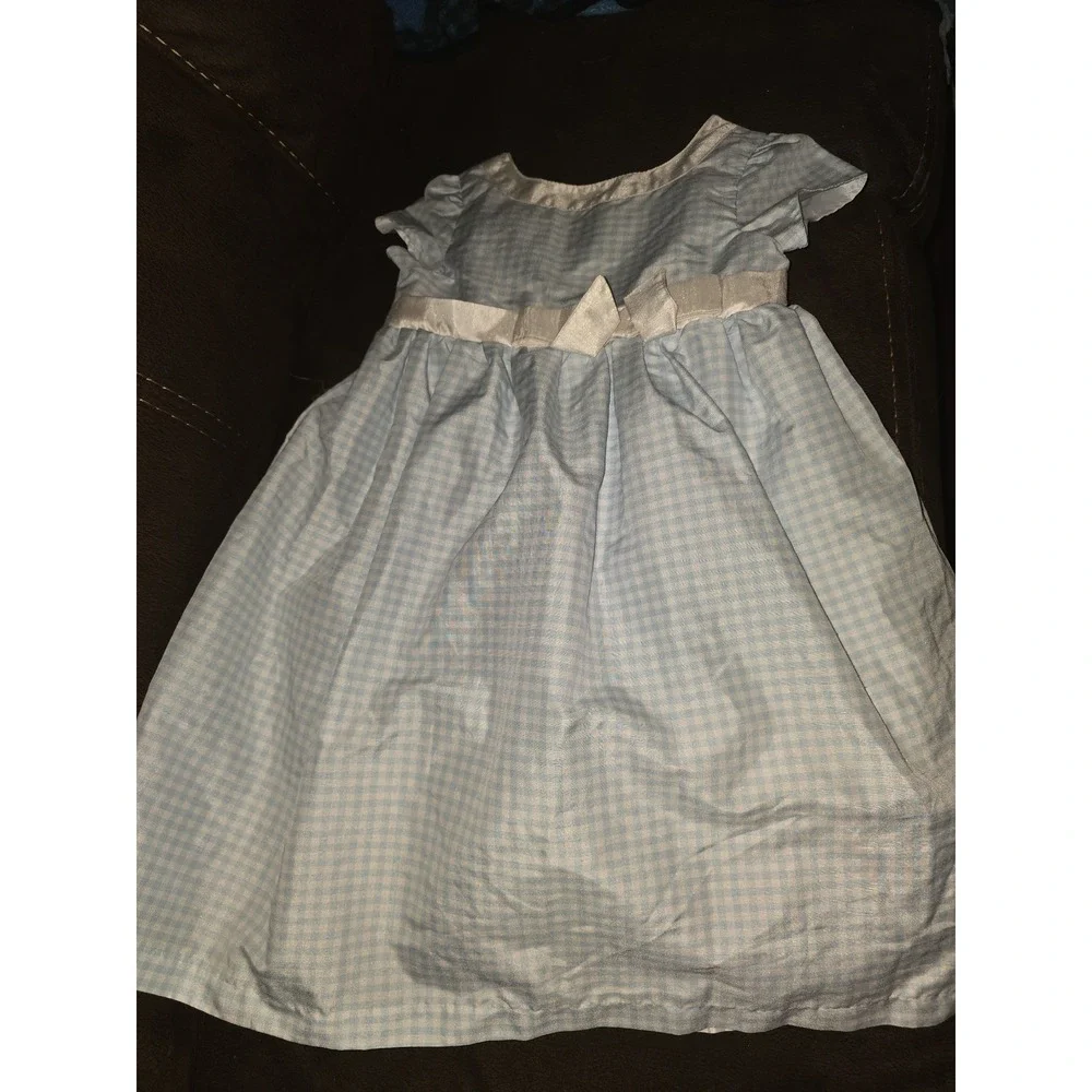 Gymboree outlet Easter celebrations blue‎ checkered dress size 7