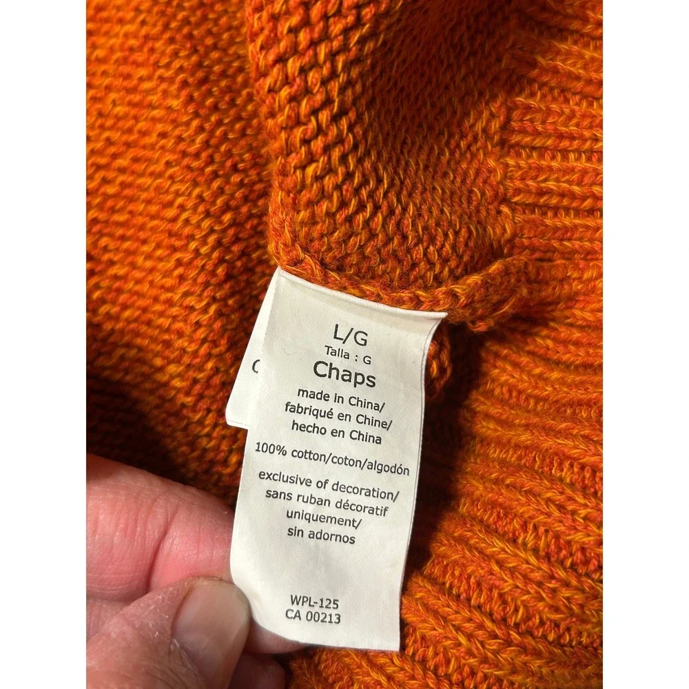 Chaps mock neck