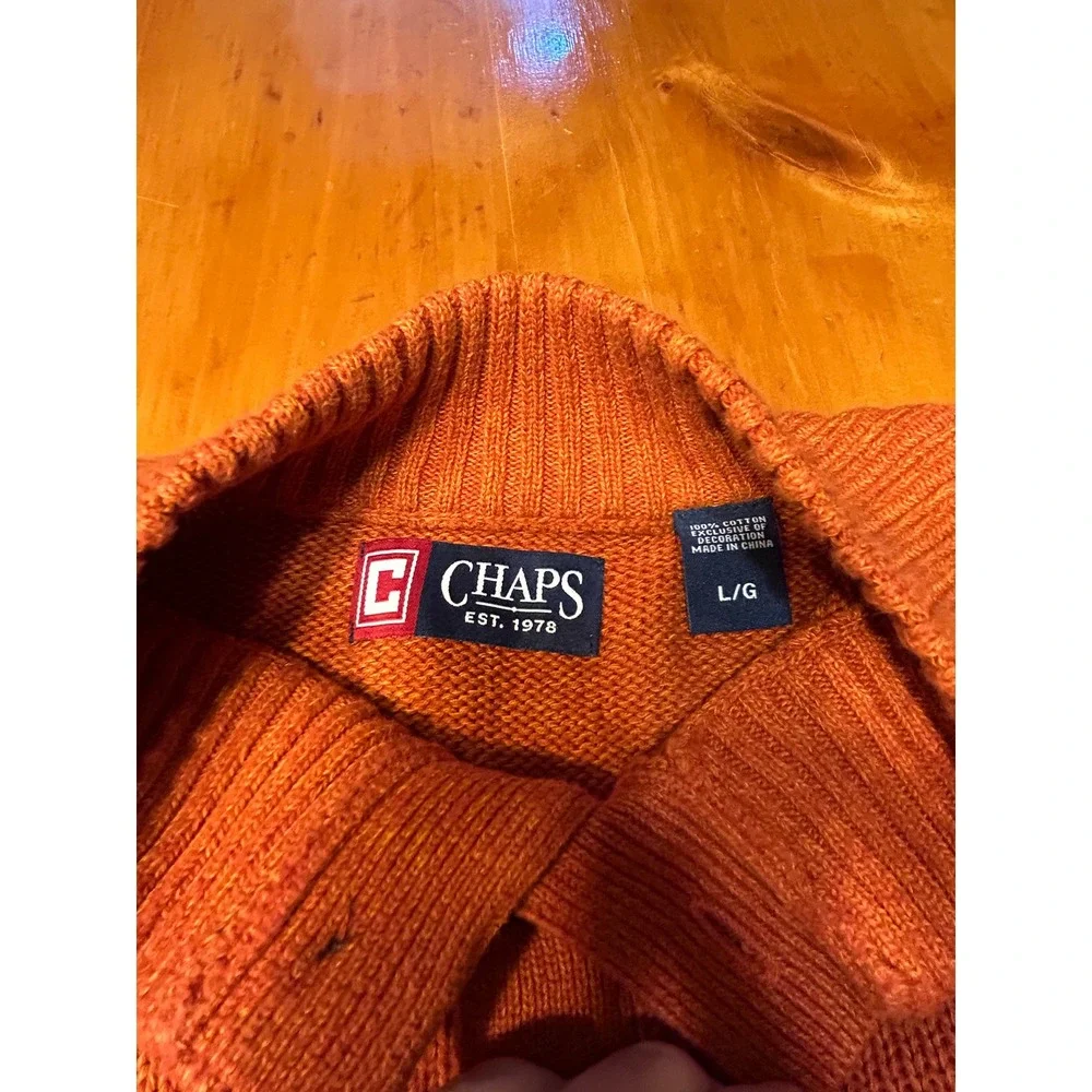 Chaps mock neck