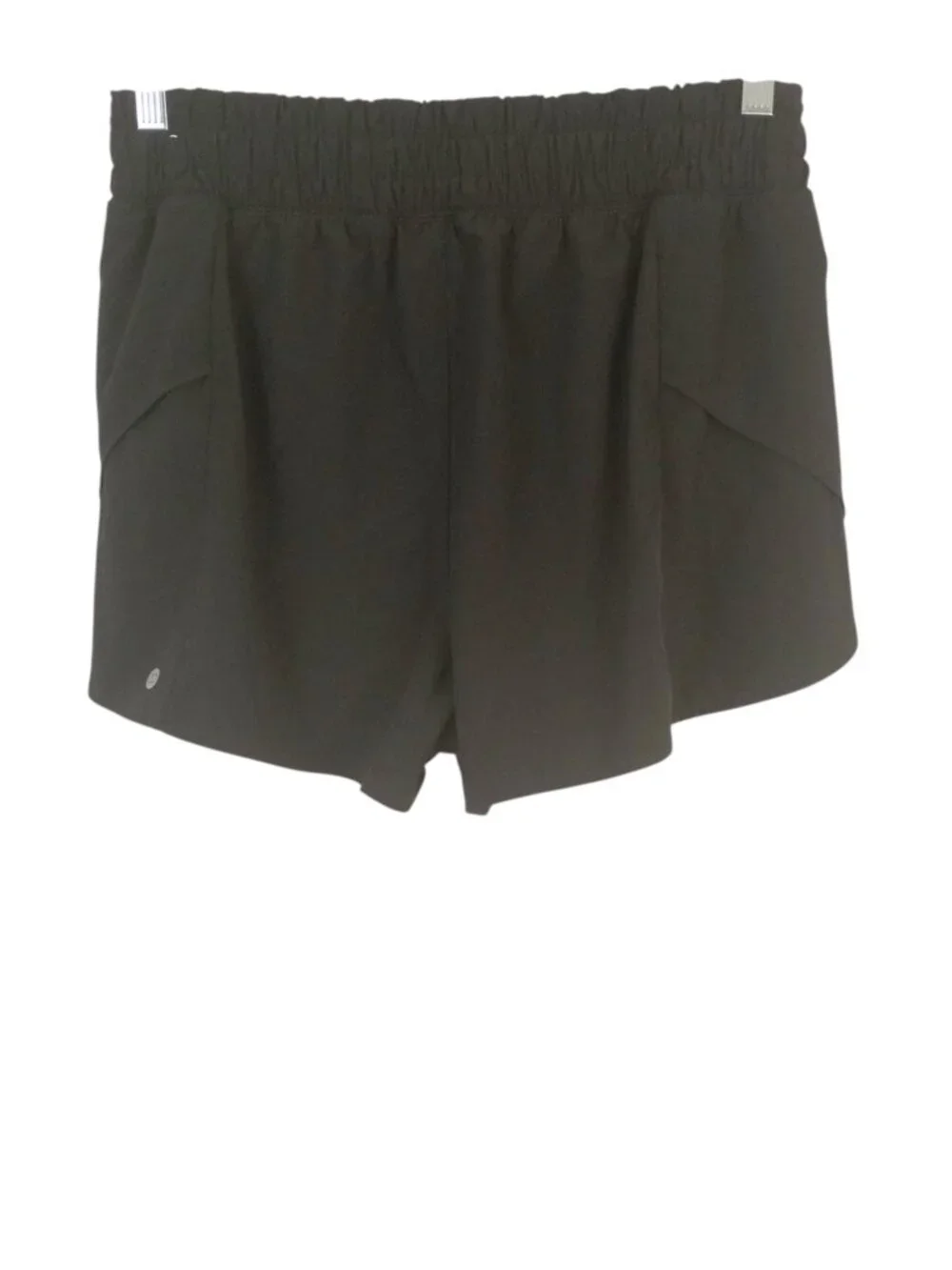 Calia Black Step Up Shorts Elastic Waist Built In Brief Womens M