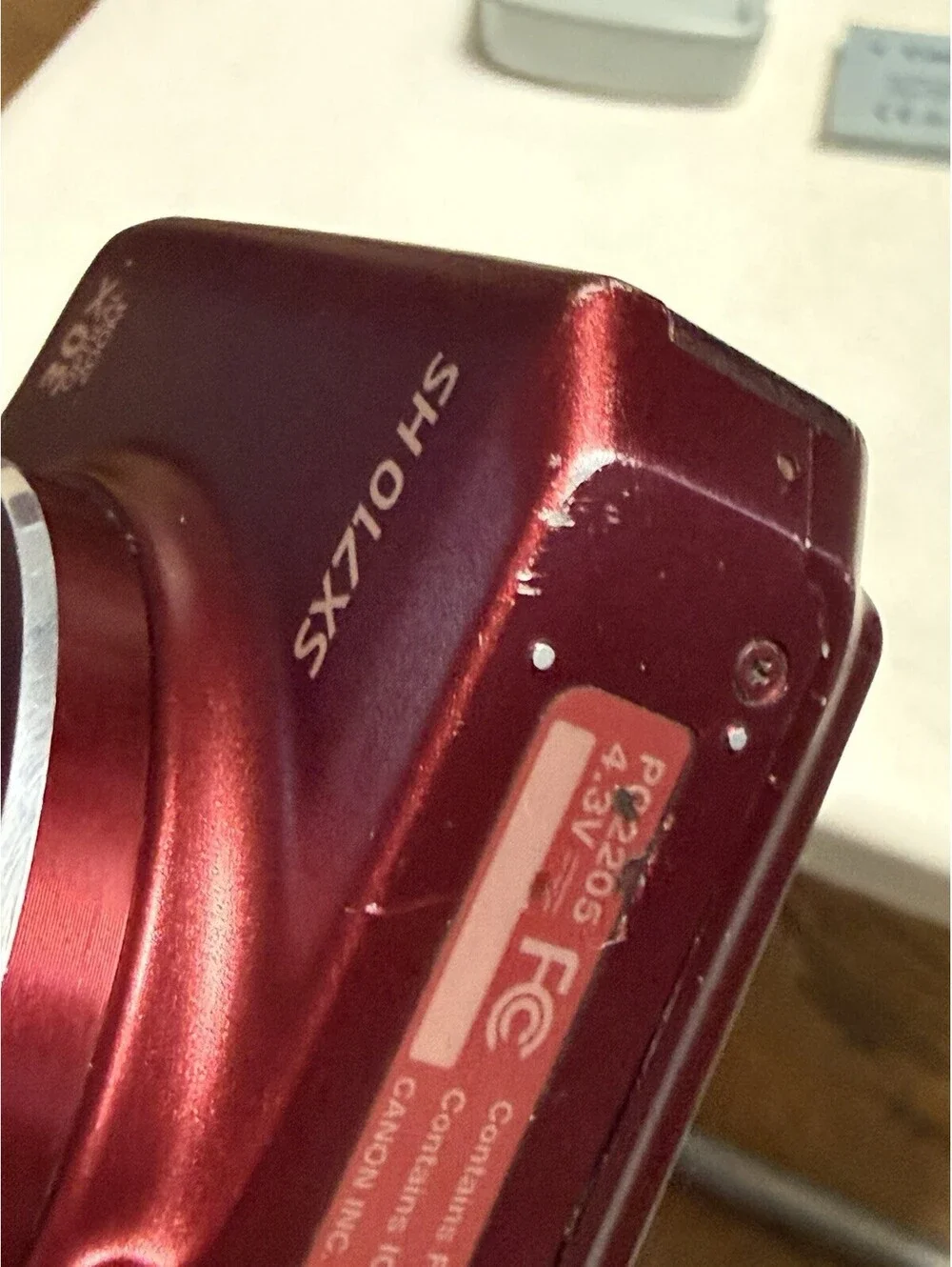 Canon PowerShot SX710 HS Red 30x Zoom Compact Digital Camera Digicam (Read) Work