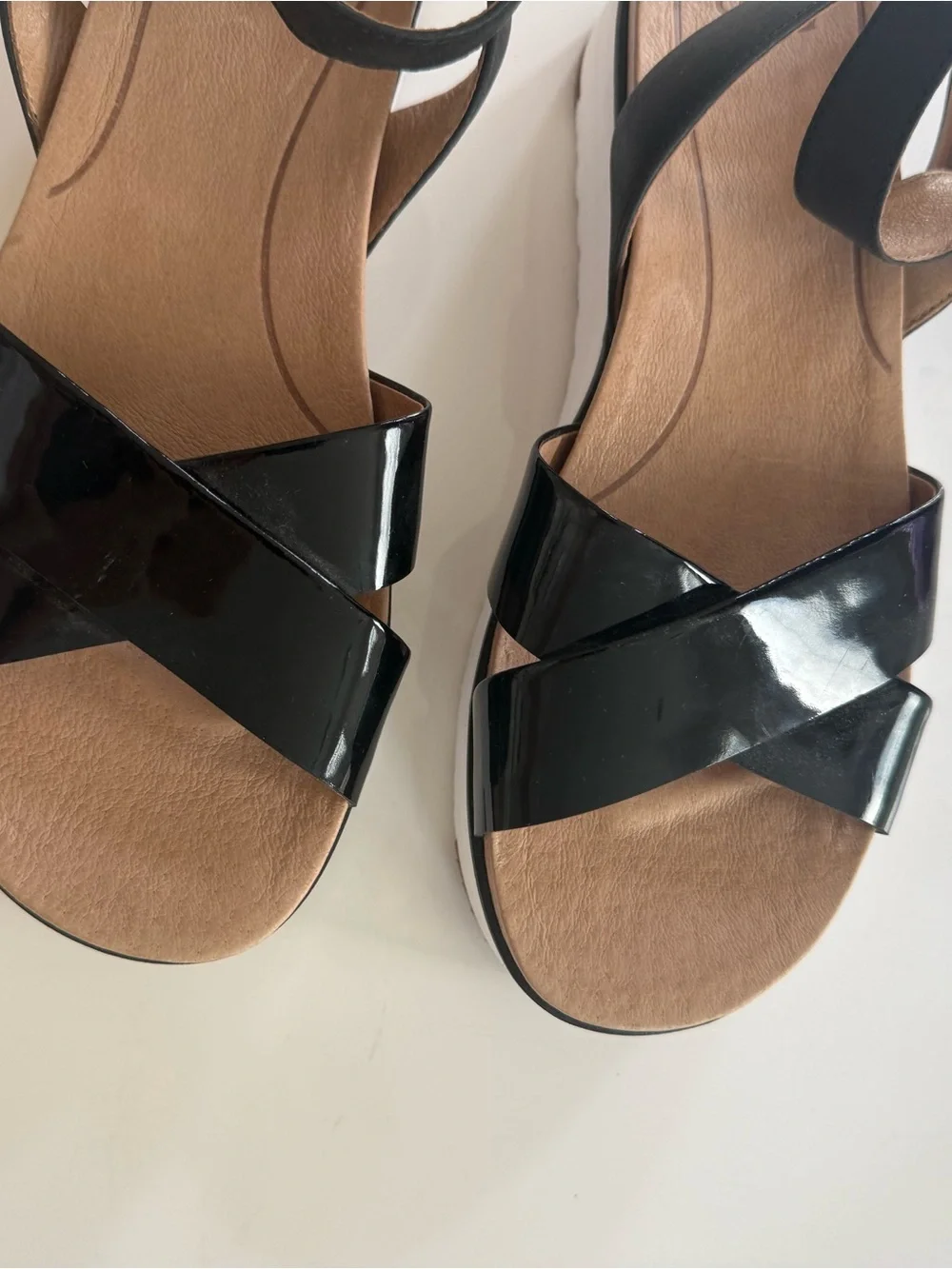 UGG shiny patent