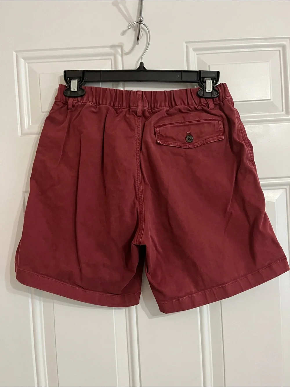 Bear Bottom Clothing Shorts Men’s M Burgundy Stretch 6.5