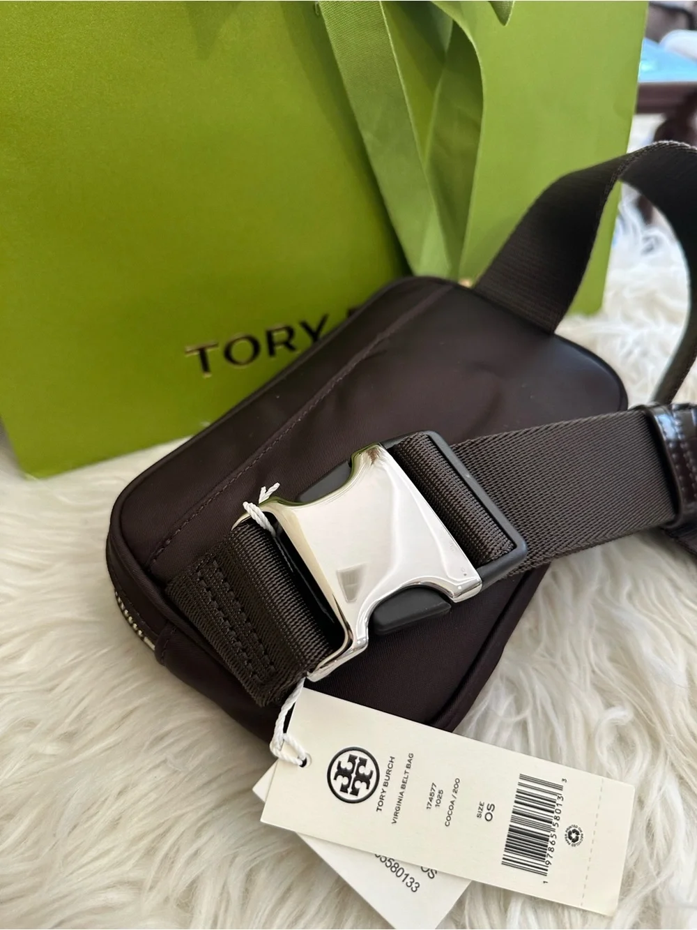 Tory Burch bio zipper