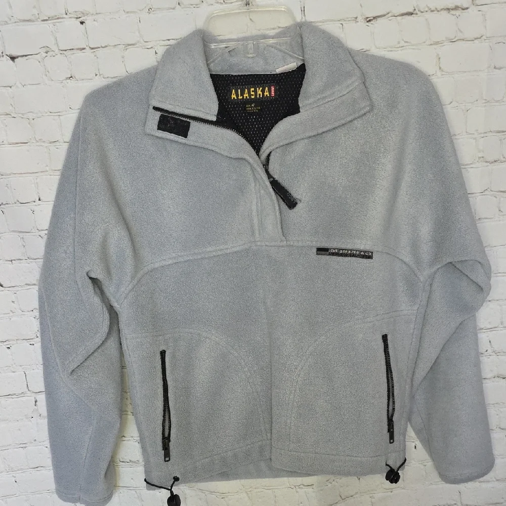 Vintage 90s Levi’s Alaska Winter Weight Fleece Jacket -‎ USA XL